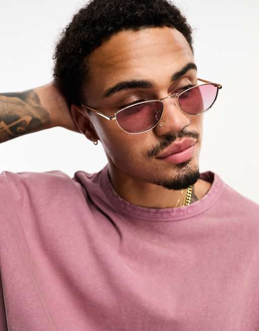 Mens pink outlet glasses