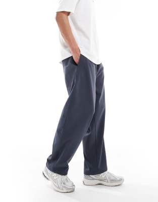 Bershka Piped Track Pants In Neutral