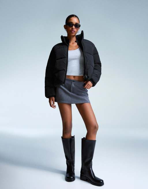 Bershka - Piumino nero, 4 di 4