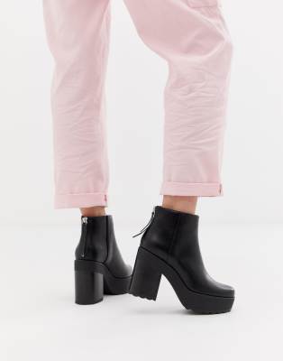 Bershka platform heeled boot | ASOS