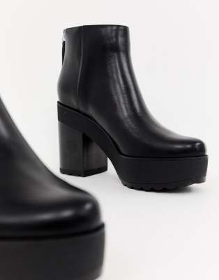 bershka platform boots