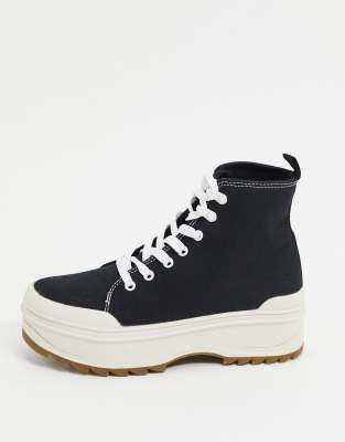 bershka platform sneakers