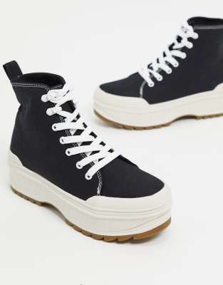 platform high top trainers