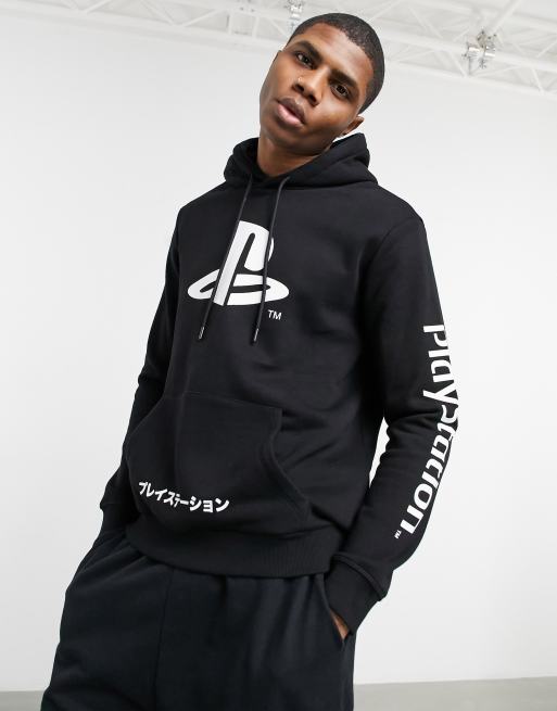 Playstation hoodie pull and bear hot sale