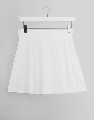 white skirt