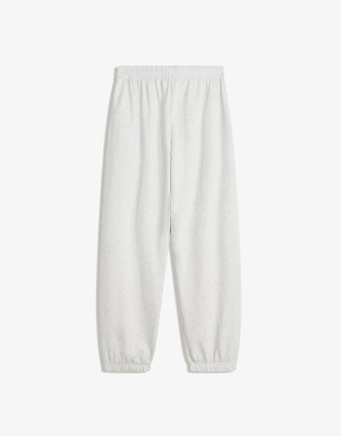 Bershka - Plush - Jogginghose in Hellgrau