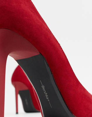 asos red court shoes