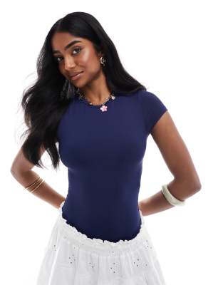 Bershka Polyamide Short Sleeve Bodysuit