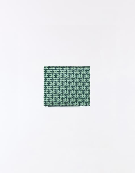 Bershka - Portafoglio verde con monogramma - view 1