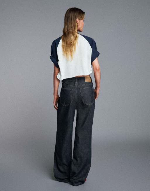Bershka - Posede jeans i sort, 3 af 5