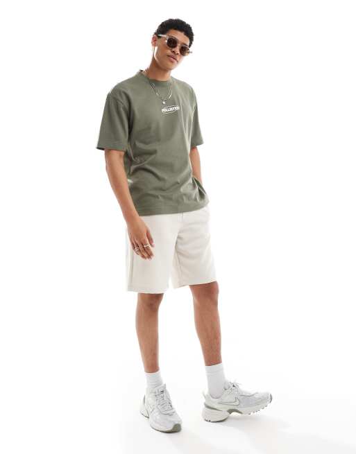 Bershka – Premium – Beige shorts