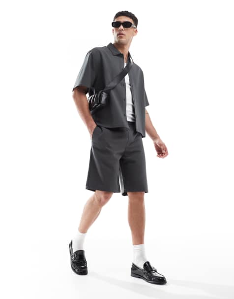 Bershka - Premium - Co-ord set in antracietgrijs - view 1