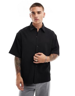 premium shirt in black
