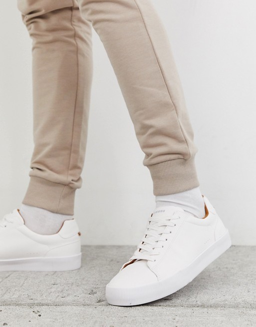 Bershka premium white sneakers | ASOS
