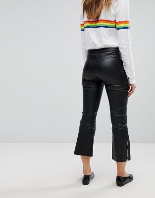 bershka kick flare jeans