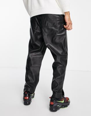 mens pu pants