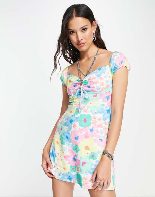 Floral dress 2025 pastel color