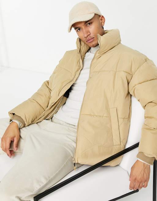 Bershka beige outlet jacket