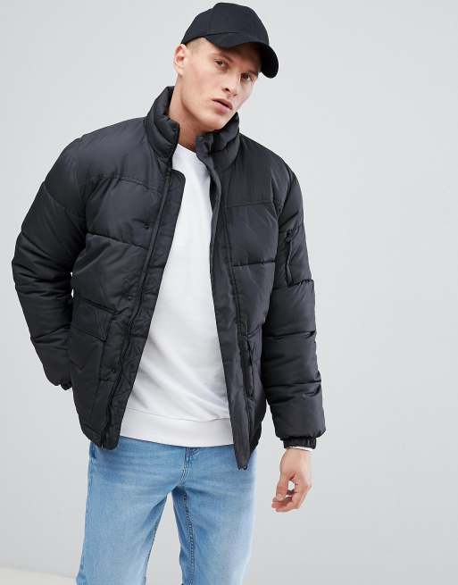 Mens puffer jacket outlet asos