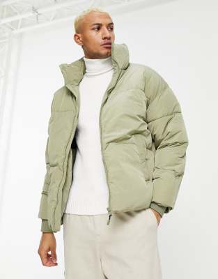 khaki down jacket men's