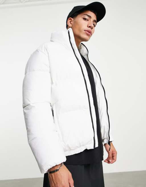 Asos white hot sale puffer jacket