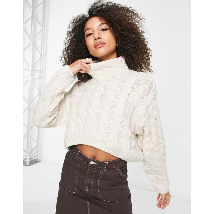 Col roulé femme bershka sale