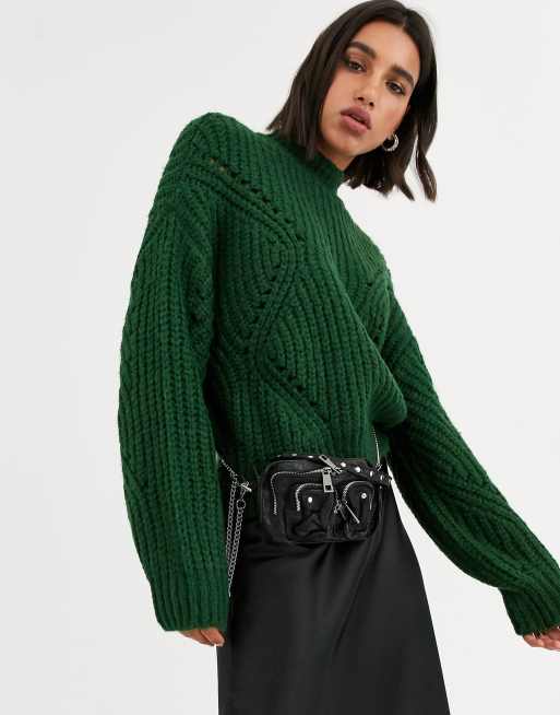 Pull femme vert discount bouteille