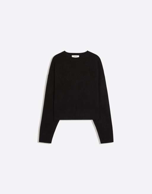 Bershka - Pull ras de cou - Noir, 5 de 5