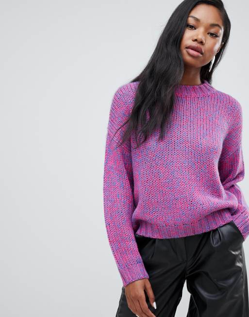 Bershka Pull Violet ASOS