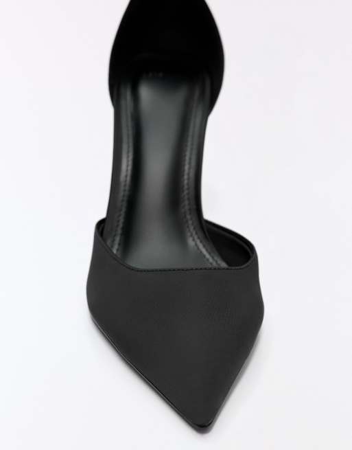 Bershka Pumps mit Knöchelriemen in Schwarz, 7 von 7