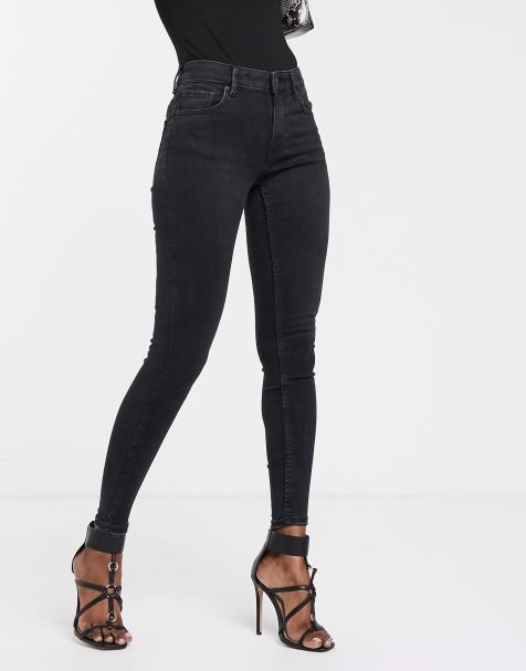 Bershka push up jean in black - view 1