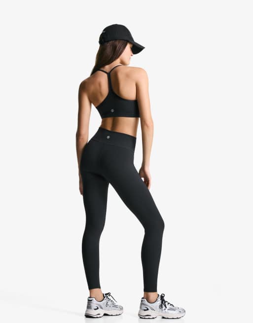 Bershka Quick-dry breathable leggings in black ASOS