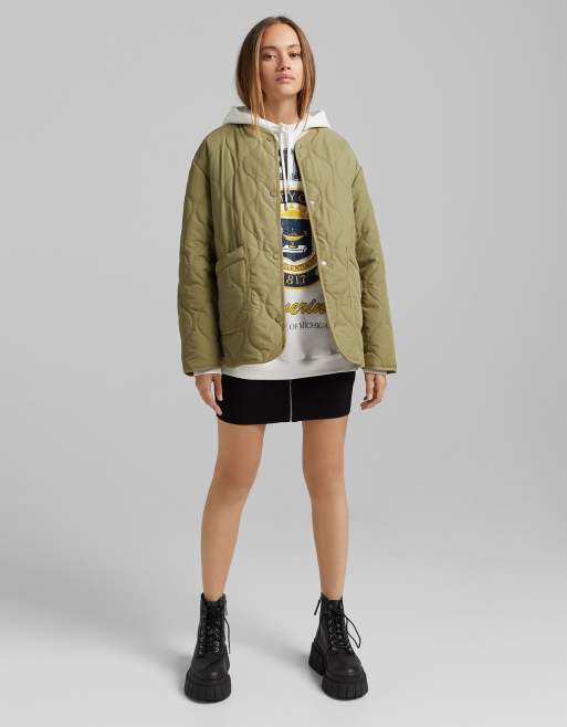 Bershka 2025 quilted jacket