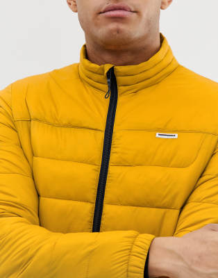 mustard quilted jacket