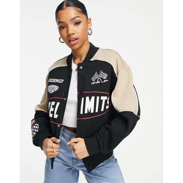 Racer bomber jacket new arrivals