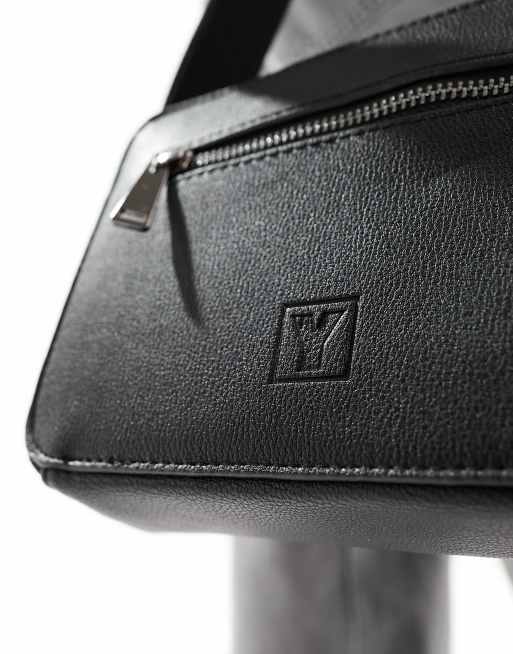 Bershka - Rechthoekige crossbody tas in zwart, 2 van 4