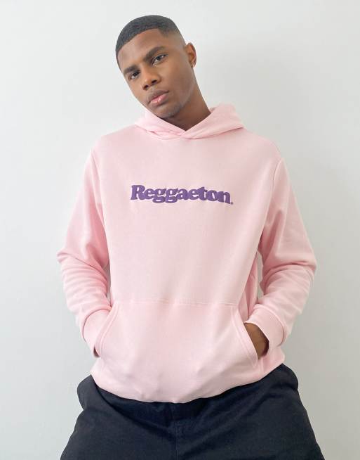 Bershka hotsell hoodie pink