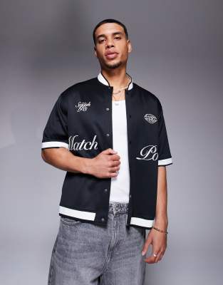 Bershka Retro Collar Shirt