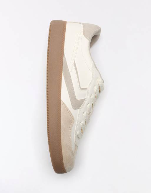 Bershka – Retro-Sneaker in Weiß, 6 von 7