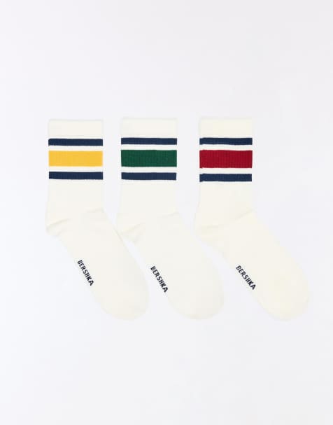 Bershka – Retro – Vitt set med strumpor - view 1