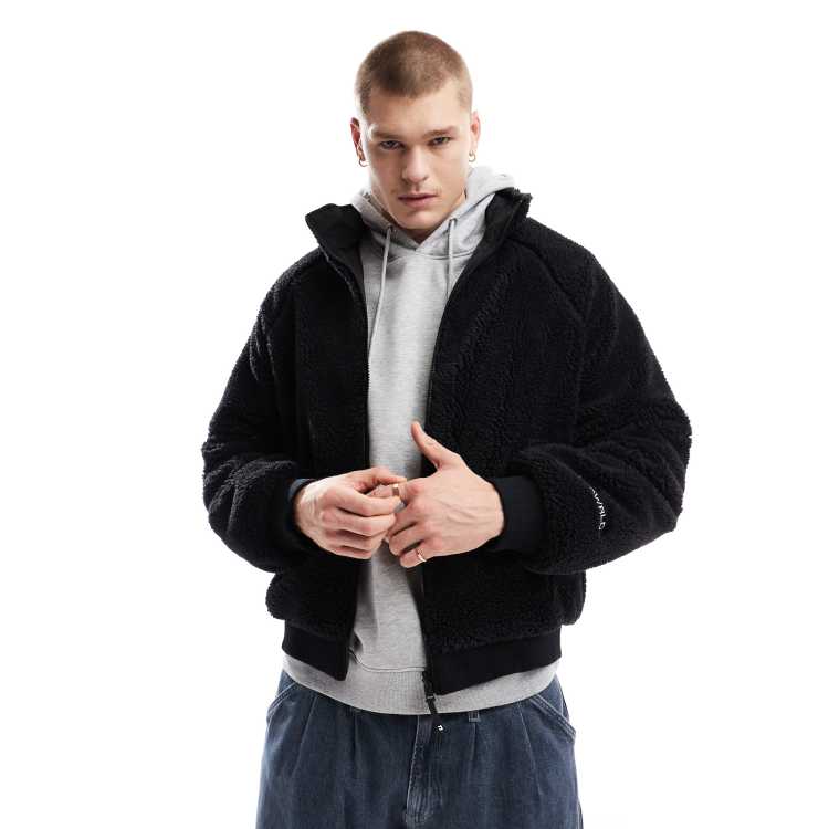 ★関税込★Rest&Recreation★RR REVERSIBLE SHEARLING JACKET★ ALDIS Reversible Shearling Jacket - Moss — Therma Kota