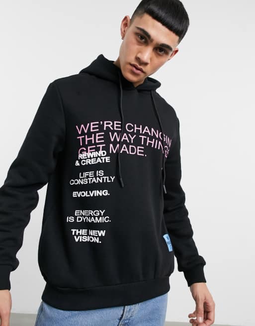 bershka roman hoodie