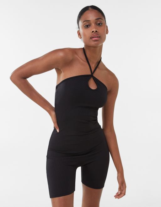 Black cheap bodycon playsuit