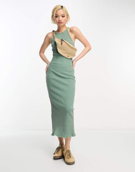 bershka green dress Ellery Floral Dime Organza Maxi Dress GREEN-MULTI / XS by Sugarlips