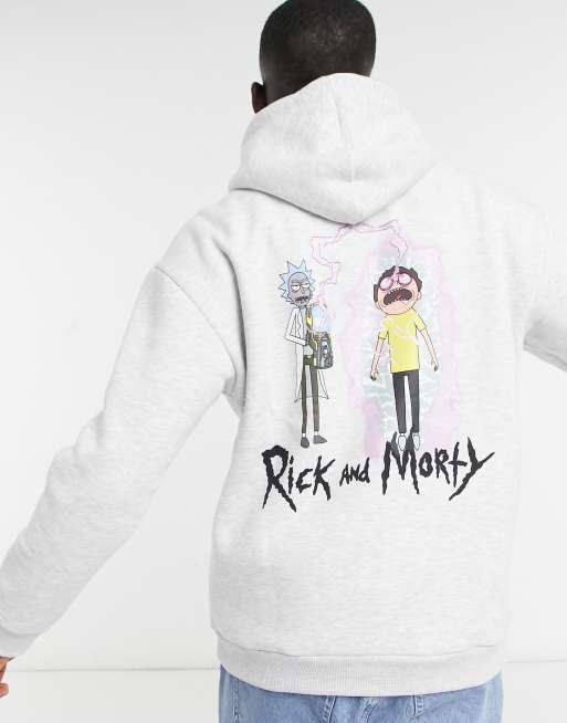 Rick and morty cheap hoodie bershka