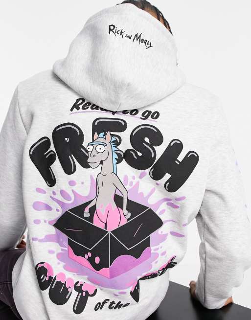 Bershka rick and online morty sweatshirt