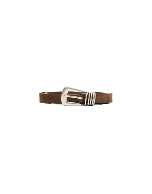 Bershka riem met gesp in bruin, 5 van 5