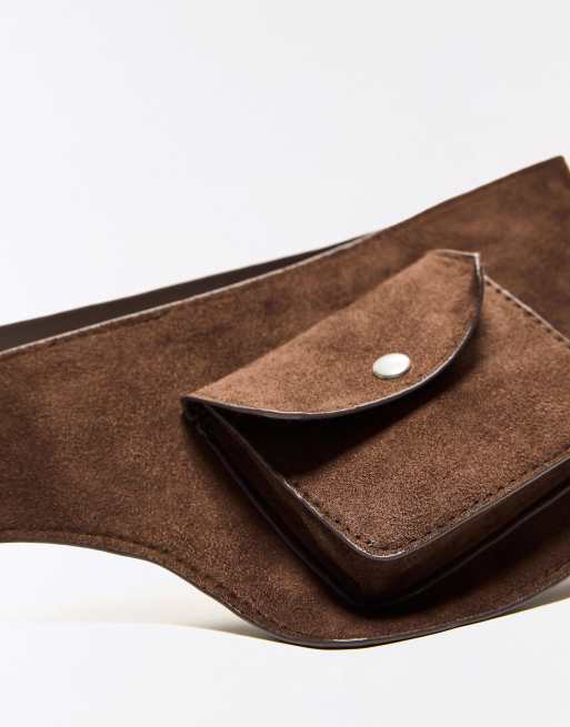 Bershka - Riem met zakken in bruin, 2 van 3