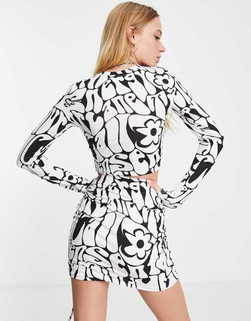 Bershka snake print on sale dress