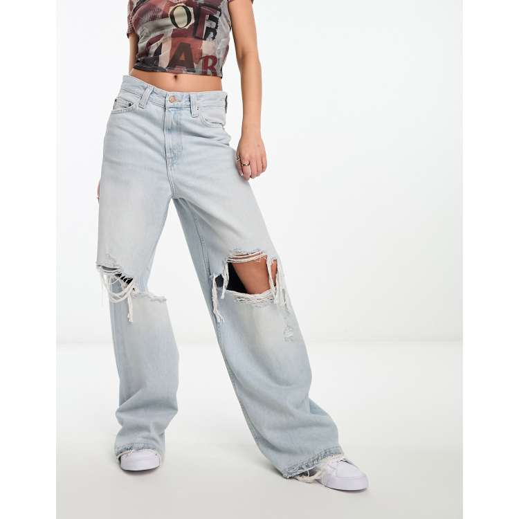 Pacsun Women's Ripped Baggy Jeans